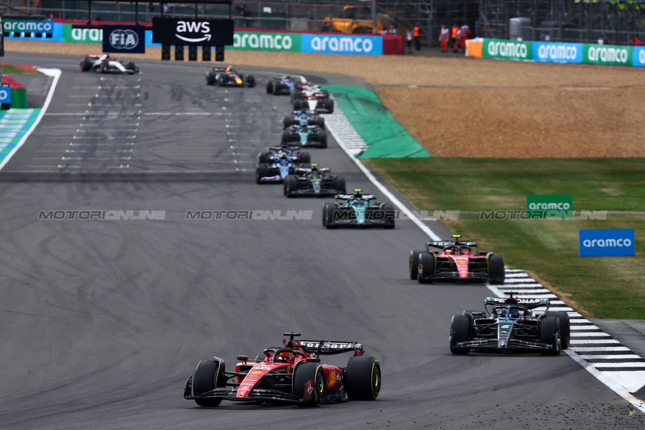 GP GRAN BRETAGNA, Charles Leclerc (MON) Ferrari SF-23.

09.07.2023. Formula 1 World Championship, Rd 11, British Grand Prix, Silverstone, England, Gara Day.

- www.xpbimages.com, EMail: requests@xpbimages.com © Copyright: Batchelor / XPB Images