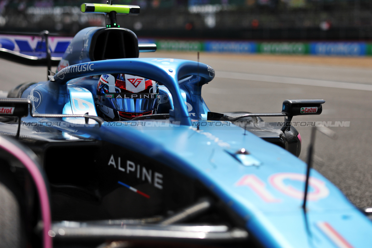 GP GRAN BRETAGNA, Pierre Gasly (FRA) Alpine F1 Team A523 on the grid.

09.07.2023. Formula 1 World Championship, Rd 11, British Grand Prix, Silverstone, England, Gara Day.

- www.xpbimages.com, EMail: requests@xpbimages.com © Copyright: Bearne / XPB Images