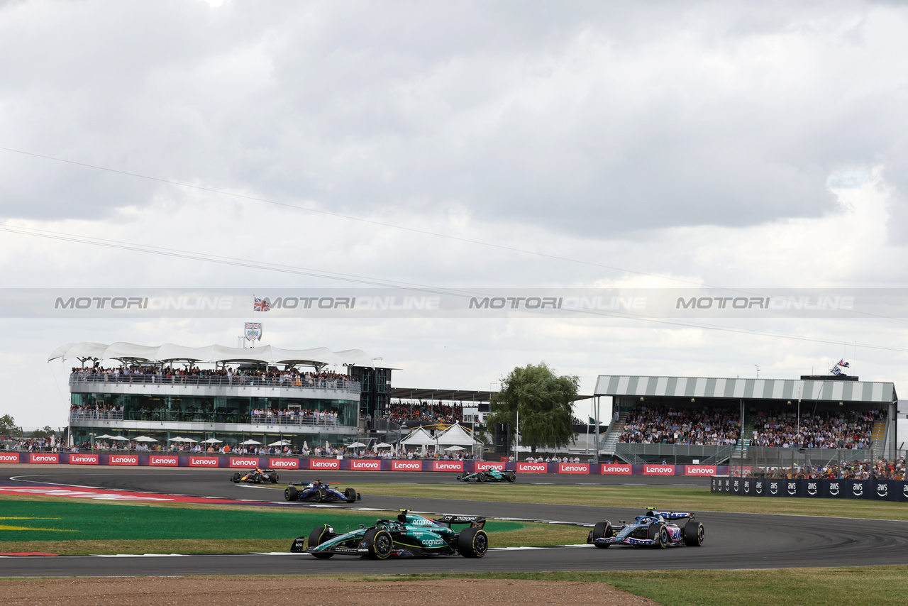 GP GRAN BRETAGNA, Fernando Alonso (ESP) Aston Martin F1 Team AMR23.

09.07.2023. Formula 1 World Championship, Rd 11, British Grand Prix, Silverstone, England, Gara Day.

- www.xpbimages.com, EMail: requests@xpbimages.com © Copyright: Bearne / XPB Images