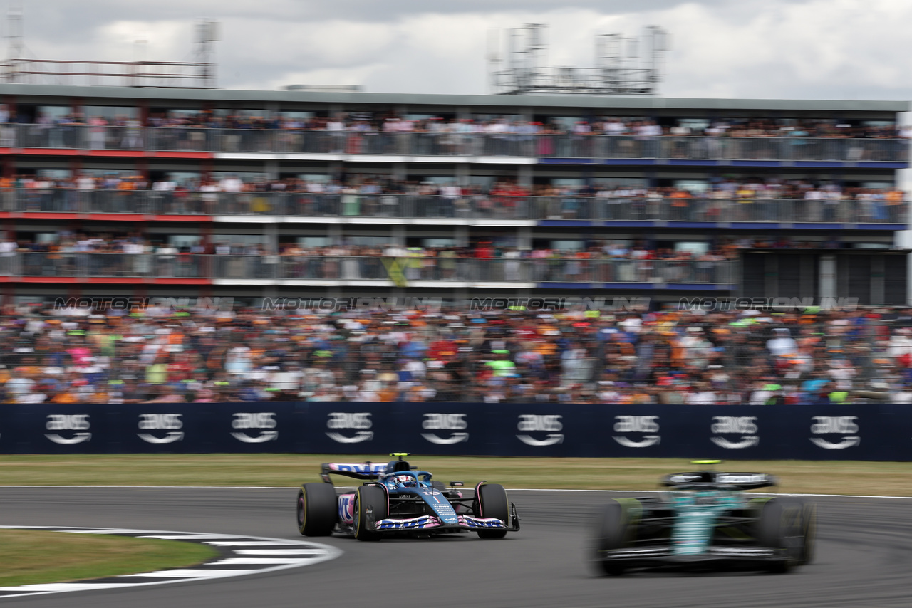 GP GRAN BRETAGNA, Pierre Gasly (FRA) Alpine F1 Team A523.

09.07.2023. Formula 1 World Championship, Rd 11, British Grand Prix, Silverstone, England, Gara Day.

- www.xpbimages.com, EMail: requests@xpbimages.com © Copyright: Bearne / XPB Images