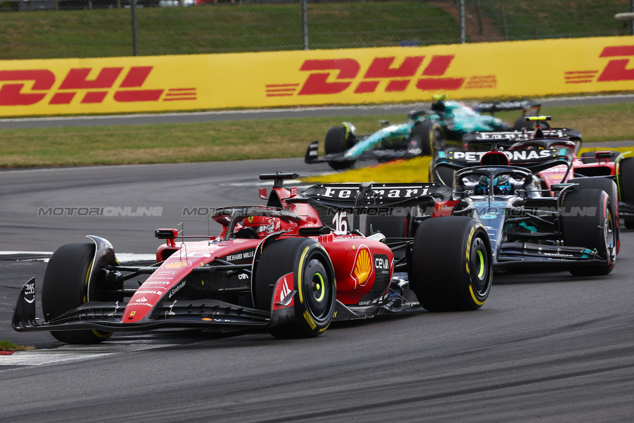 GP GRAN BRETAGNA, Charles Leclerc (MON) Ferrari SF-23.

09.07.2023. Formula 1 World Championship, Rd 11, British Grand Prix, Silverstone, England, Gara Day.

- www.xpbimages.com, EMail: requests@xpbimages.com © Copyright: Charniaux / XPB Images