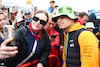 GP GRAN BRETAGNA, Lando Norris (GBR) McLaren with fans.
09.07.2023. Formula 1 World Championship, Rd 11, British Grand Prix, Silverstone, England, Gara Day.
 - www.xpbimages.com, EMail: requests@xpbimages.com © Copyright: Coates / XPB Images