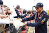 GP GRAN BRETAGNA, Sergio Perez (MEX) Red Bull Racing with fans.
09.07.2023. Formula 1 World Championship, Rd 11, British Grand Prix, Silverstone, England, Gara Day.
 - www.xpbimages.com, EMail: requests@xpbimages.com © Copyright: Coates / XPB Images