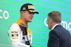GP GRAN BRETAGNA, Lando Norris (GBR) McLaren celebrates his second position on the podium.
09.07.2023. Formula 1 World Championship, Rd 11, British Grand Prix, Silverstone, England, Gara Day.
- www.xpbimages.com, EMail: requests@xpbimages.com © Copyright: Staley / XPB Images