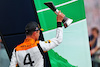 GP GRAN BRETAGNA, Lando Norris (GBR) McLaren celebrates his second position on the podium.
09.07.2023. Formula 1 World Championship, Rd 11, British Grand Prix, Silverstone, England, Gara Day.
 - www.xpbimages.com, EMail: requests@xpbimages.com © Copyright: Rew / XPB Images