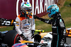 GP GRAN BRETAGNA, (L to R): Lando Norris (GBR) McLaren celebrates his second position in parc ferme with George Russell (GBR) Mercedes AMG F1.
09.07.2023. Formula 1 World Championship, Rd 11, British Grand Prix, Silverstone, England, Gara Day.
 - www.xpbimages.com, EMail: requests@xpbimages.com © Copyright: Coates / XPB Images