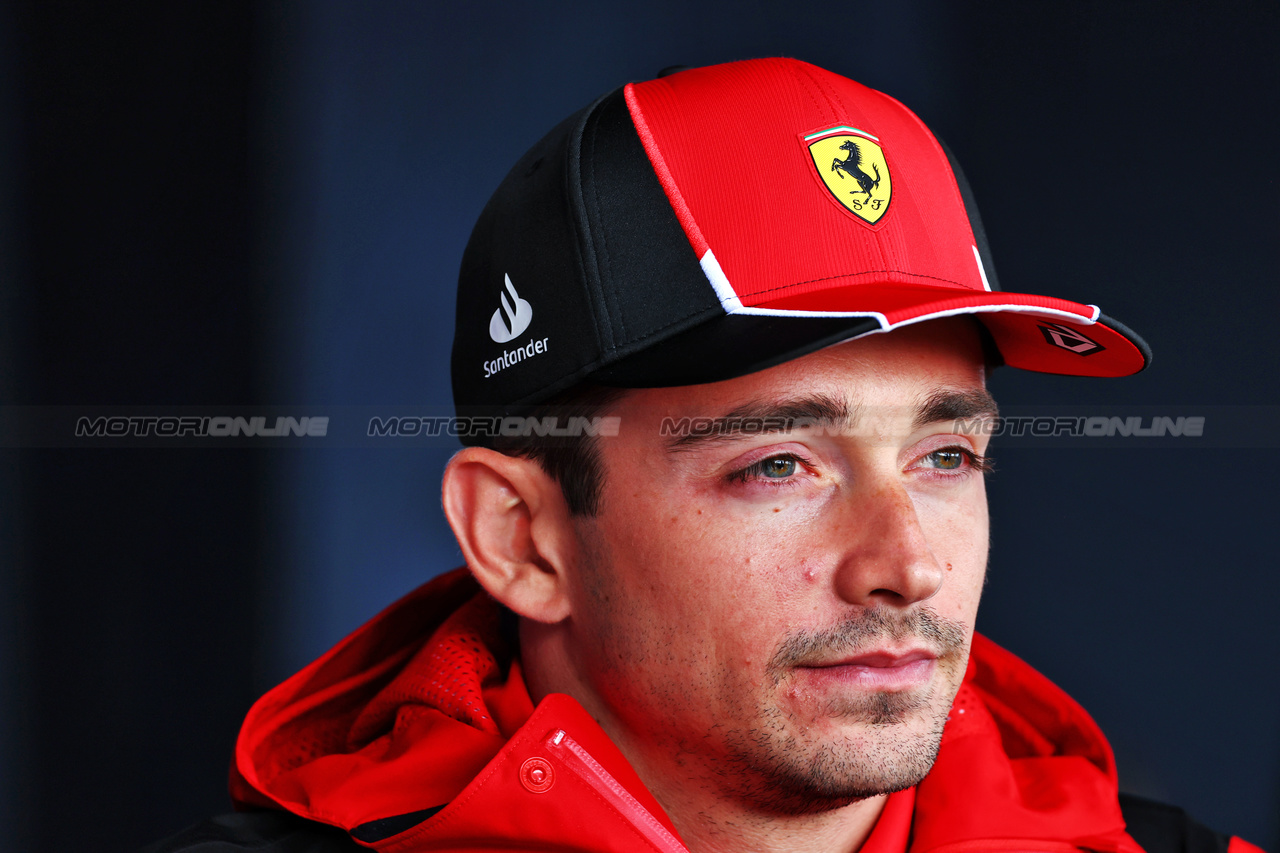 GP GRAN BRETAGNA, Charles Leclerc (MON) Ferrari.

06.07.2023. Formula 1 World Championship, Rd 11, British Grand Prix, Silverstone, England, Preparation Day.

 - www.xpbimages.com, EMail: requests@xpbimages.com © Copyright: Coates / XPB Images