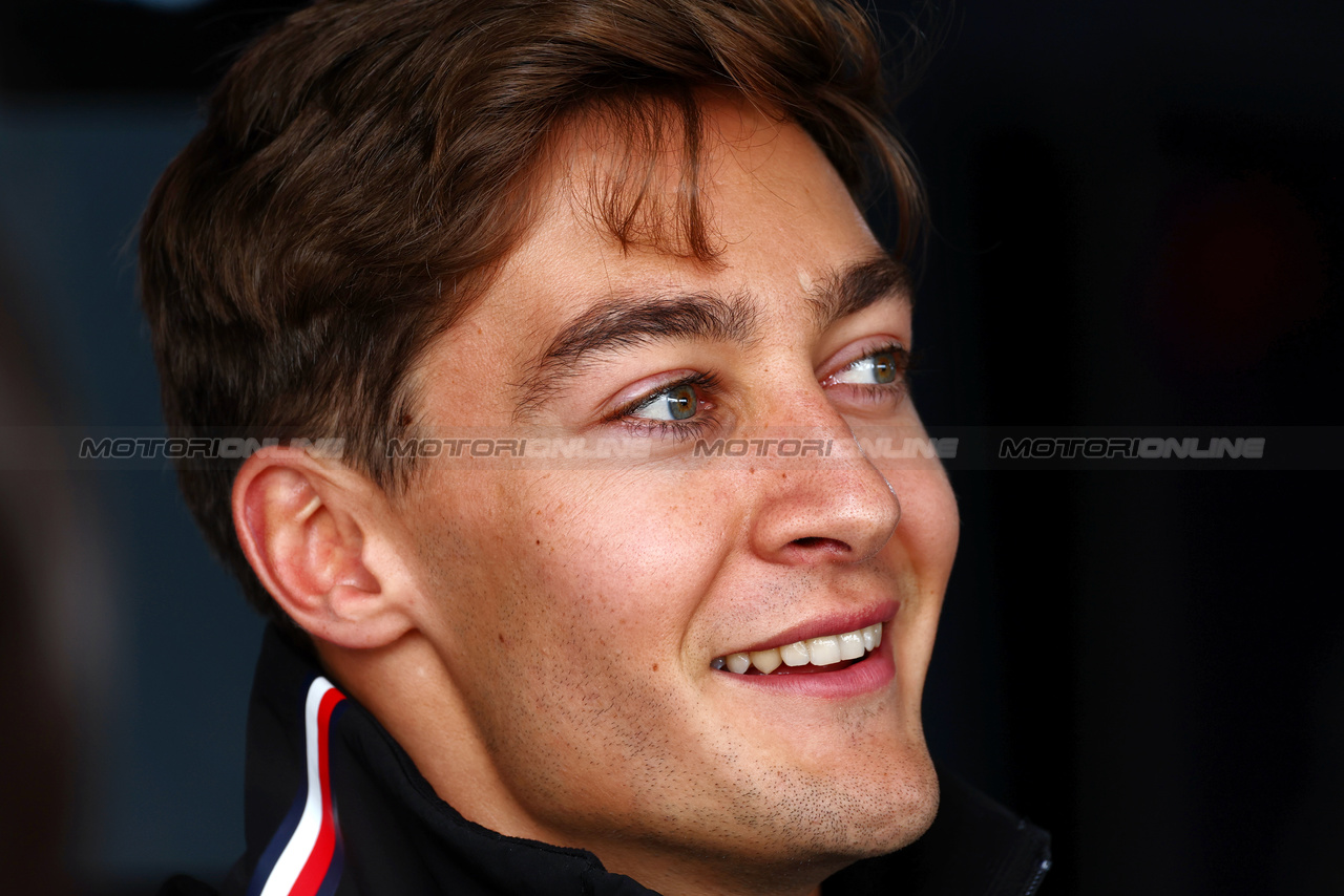 GP GRAN BRETAGNA, George Russell (GBR) Mercedes AMG F1.

06.07.2023. Formula 1 World Championship, Rd 11, British Grand Prix, Silverstone, England, Preparation Day.

 - www.xpbimages.com, EMail: requests@xpbimages.com © Copyright: Coates / XPB Images