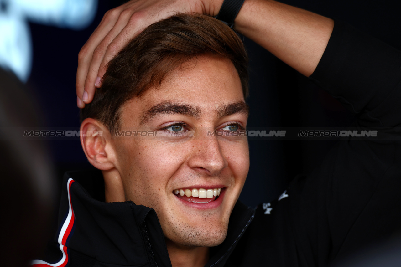 GP GRAN BRETAGNA, George Russell (GBR) Mercedes AMG F1.

06.07.2023. Formula 1 World Championship, Rd 11, British Grand Prix, Silverstone, England, Preparation Day.

 - www.xpbimages.com, EMail: requests@xpbimages.com © Copyright: Coates / XPB Images