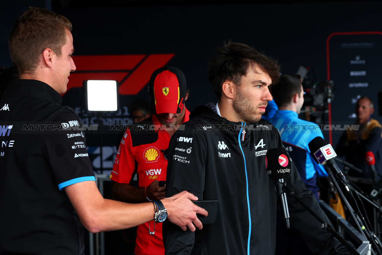 GP GRAN BRETAGNA, Pierre Gasly (FRA) Alpine F1 Team.

06.07.2023. Formula 1 World Championship, Rd 11, British Grand Prix, Silverstone, England, Preparation Day.

 - www.xpbimages.com, EMail: requests@xpbimages.com © Copyright: Coates / XPB Images