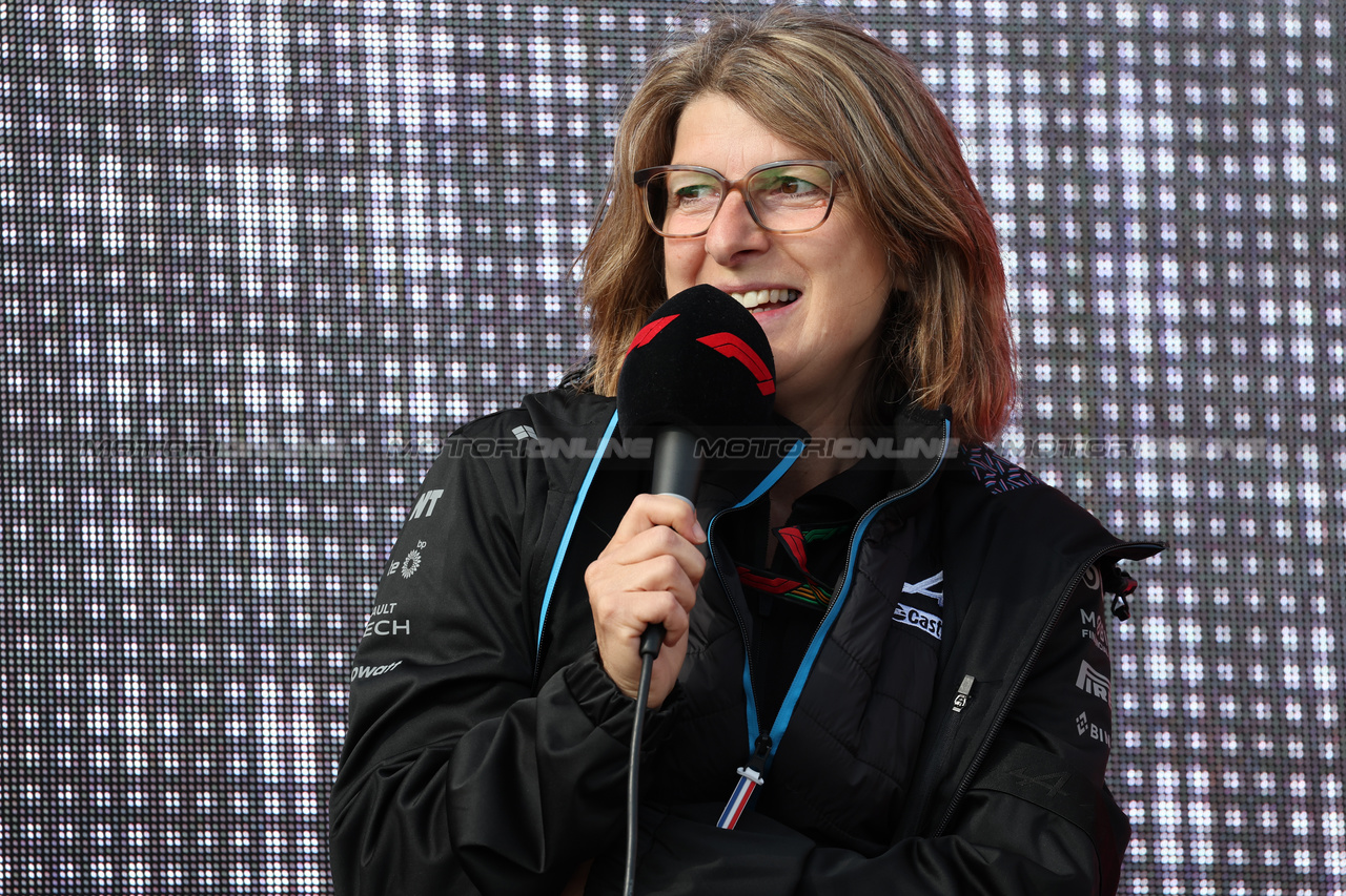 GP GRAN BRETAGNA, Clarisse Hoffmann, Alpine F1 Team Communications Manager.

06.07.2023. Formula 1 World Championship, Rd 11, British Grand Prix, Silverstone, England, Preparation Day.

 - www.xpbimages.com, EMail: requests@xpbimages.com © Copyright: Rew / XPB Images