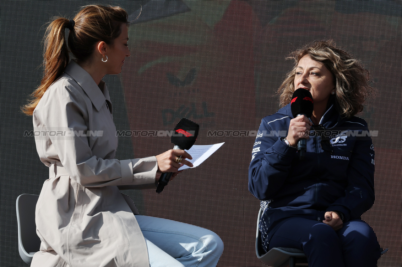 GP GRAN BRETAGNA, Fabiana Valenti (ITA) AlphaTauri Head Of Communications.

06.07.2023. Formula 1 World Championship, Rd 11, British Grand Prix, Silverstone, England, Preparation Day.

 - www.xpbimages.com, EMail: requests@xpbimages.com © Copyright: Rew / XPB Images