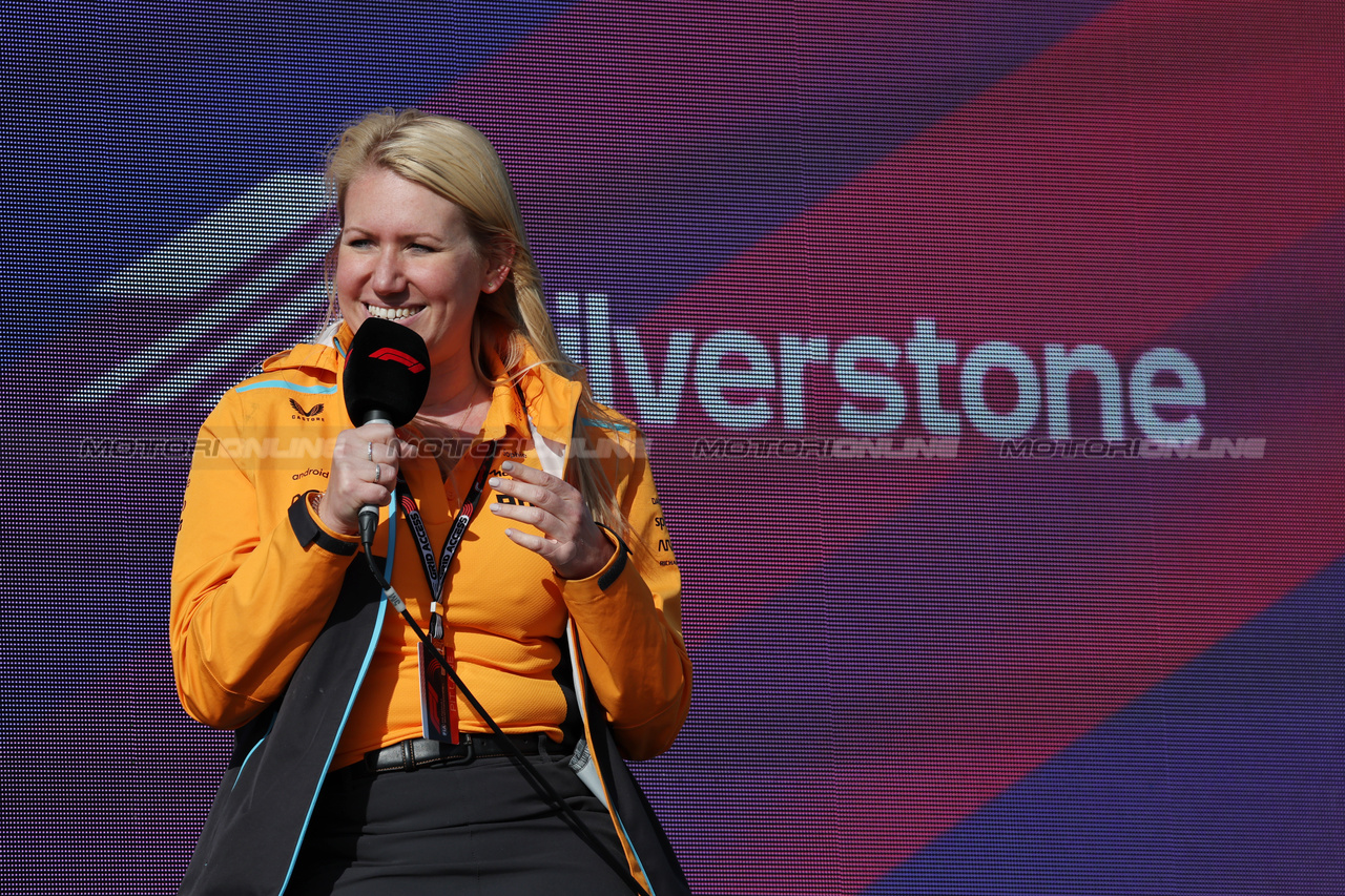 GP GRAN BRETAGNA, Sophie Ogg (GBR) McLaren Communications Director.

06.07.2023. Formula 1 World Championship, Rd 11, British Grand Prix, Silverstone, England, Preparation Day.

 - www.xpbimages.com, EMail: requests@xpbimages.com © Copyright: Rew / XPB Images