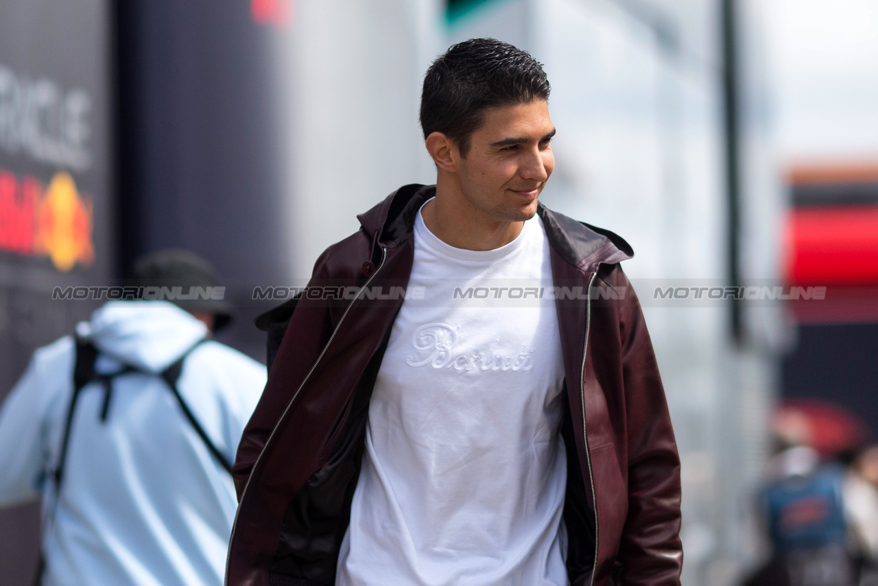 GP GRAN BRETAGNA, Esteban Ocon (FRA) Alpine F1 Team.

06.07.2023. Formula 1 World Championship, Rd 11, British Grand Prix, Silverstone, England, Preparation Day.

- www.xpbimages.com, EMail: requests@xpbimages.com © Copyright: Staley / XPB Images