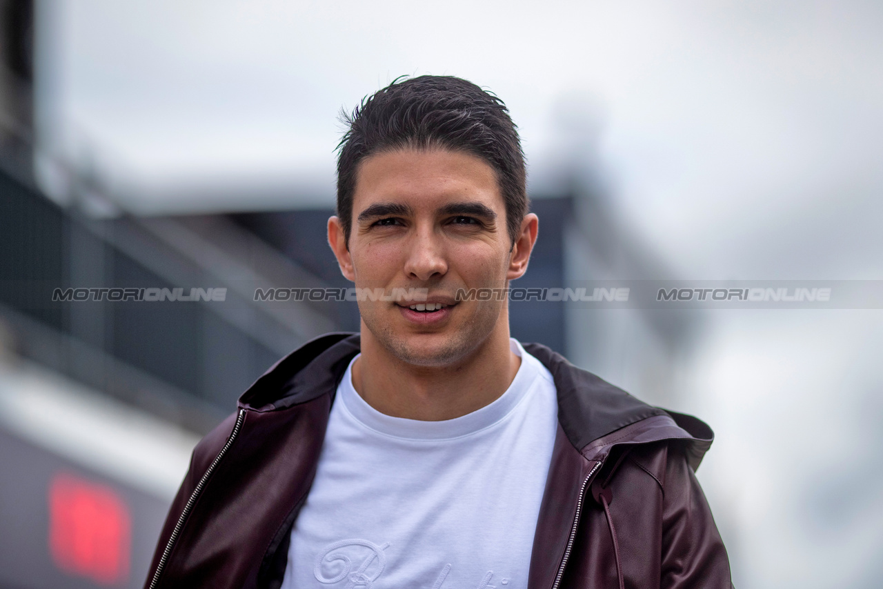 GP GRAN BRETAGNA, Esteban Ocon (FRA) Alpine F1 Team.

06.07.2023. Formula 1 World Championship, Rd 11, British Grand Prix, Silverstone, England, Preparation Day.

- www.xpbimages.com, EMail: requests@xpbimages.com © Copyright: Staley / XPB Images