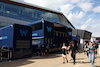 GP GRAN BRETAGNA, Williams Racing trucks in the paddock.
06.07.2023. Formula 1 World Championship, Rd 11, British Grand Prix, Silverstone, England, Preparation Day.
 - www.xpbimages.com, EMail: requests@xpbimages.com © Copyright: Rew / XPB Images
