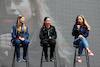 GP GRAN BRETAGNA, Women in Motorsport on the FanZone Stage (L to R): Carine Cridelich, AlphaTauri Gara Strategy Engineer; Ellie Williams (GBR) Alpine F1 Team Sub Assembly Coordinator; Sophia Florsch (GER) Alpine Academy Driver.
06.07.2023. Formula 1 World Championship, Rd 11, British Grand Prix, Silverstone, England, Preparation Day.
- www.xpbimages.com, EMail: requests@xpbimages.com © Copyright: Charniaux / XPB Images