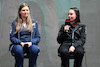 GP GRAN BRETAGNA, Women in Motorsport on the FanZone Stage (L to R): Carine Cridelich, AlphaTauri Gara Strategy Engineer; Ellie Williams (GBR) Alpine F1 Team Sub Assembly Coordinator.
06.07.2023. Formula 1 World Championship, Rd 11, British Grand Prix, Silverstone, England, Preparation Day.
- www.xpbimages.com, EMail: requests@xpbimages.com © Copyright: Charniaux / XPB Images