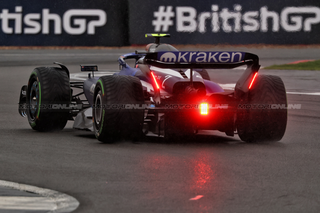 GP GRAN BRETAGNA, Logan Sargeant (USA) Williams Racing FW45.

08.07.2023. Formula 1 World Championship, Rd 11, British Grand Prix, Silverstone, England, Qualifiche Day.

- www.xpbimages.com, EMail: requests@xpbimages.com © Copyright: Bearne / XPB Images