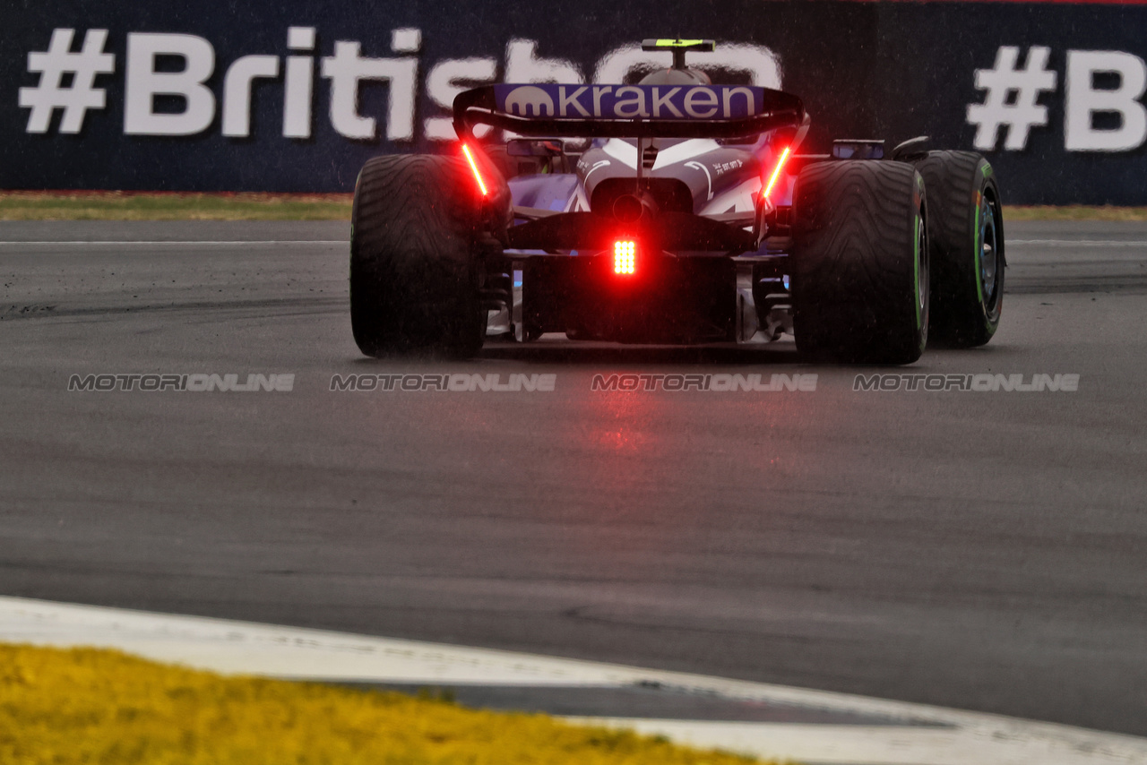 GP GRAN BRETAGNA, Logan Sargeant (USA) Williams Racing FW45.

08.07.2023. Formula 1 World Championship, Rd 11, British Grand Prix, Silverstone, England, Qualifiche Day.

- www.xpbimages.com, EMail: requests@xpbimages.com © Copyright: Bearne / XPB Images