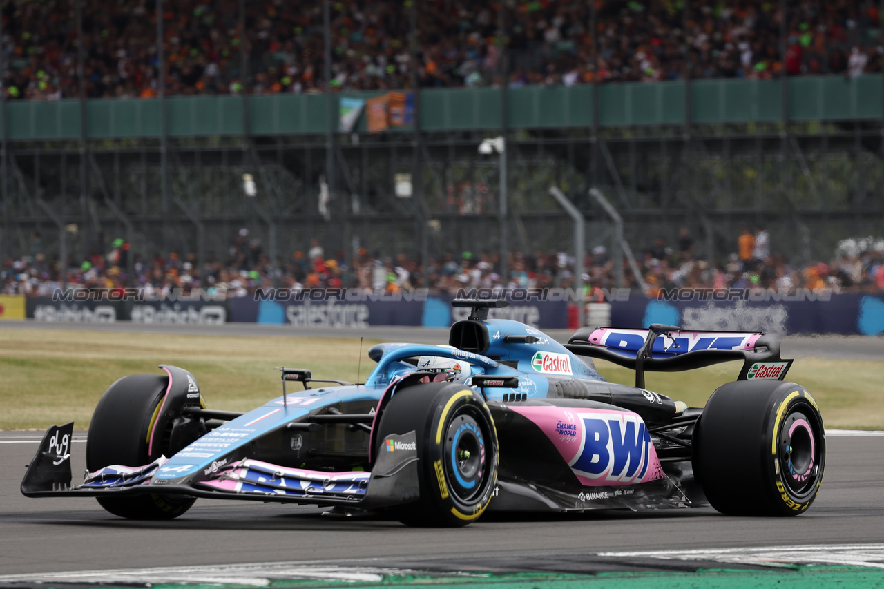 GP GRAN BRETAGNA, Esteban Ocon (FRA) Alpine F1 Team A523.

08.07.2023. Formula 1 World Championship, Rd 11, British Grand Prix, Silverstone, England, Qualifiche Day.

- www.xpbimages.com, EMail: requests@xpbimages.com © Copyright: Bearne / XPB Images