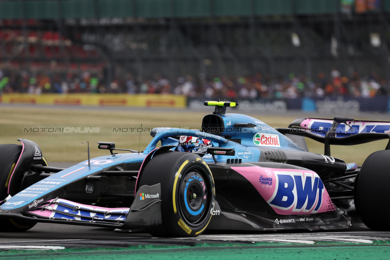 GP GRAN BRETAGNA, Pierre Gasly (FRA) Alpine F1 Team A523.

08.07.2023. Formula 1 World Championship, Rd 11, British Grand Prix, Silverstone, England, Qualifiche Day.

- www.xpbimages.com, EMail: requests@xpbimages.com © Copyright: Bearne / XPB Images