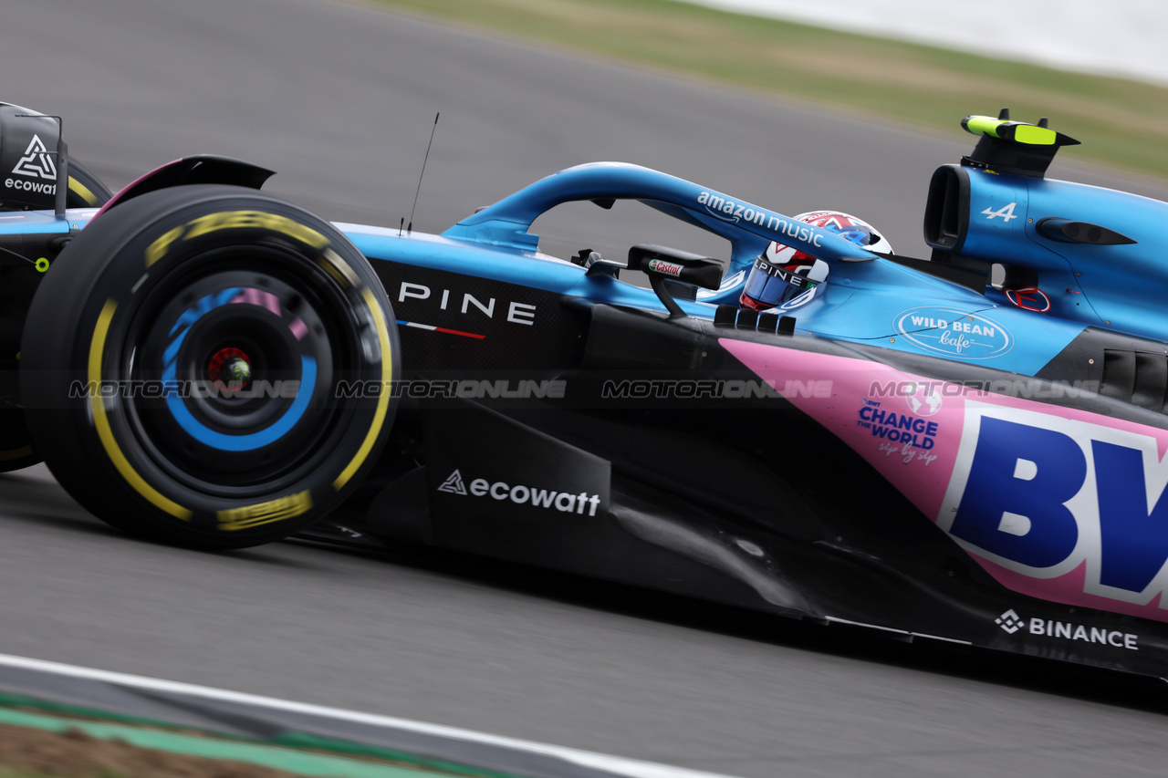 GP GRAN BRETAGNA, Pierre Gasly (FRA) Alpine F1 Team A523.

08.07.2023. Formula 1 World Championship, Rd 11, British Grand Prix, Silverstone, England, Qualifiche Day.

- www.xpbimages.com, EMail: requests@xpbimages.com © Copyright: Bearne / XPB Images