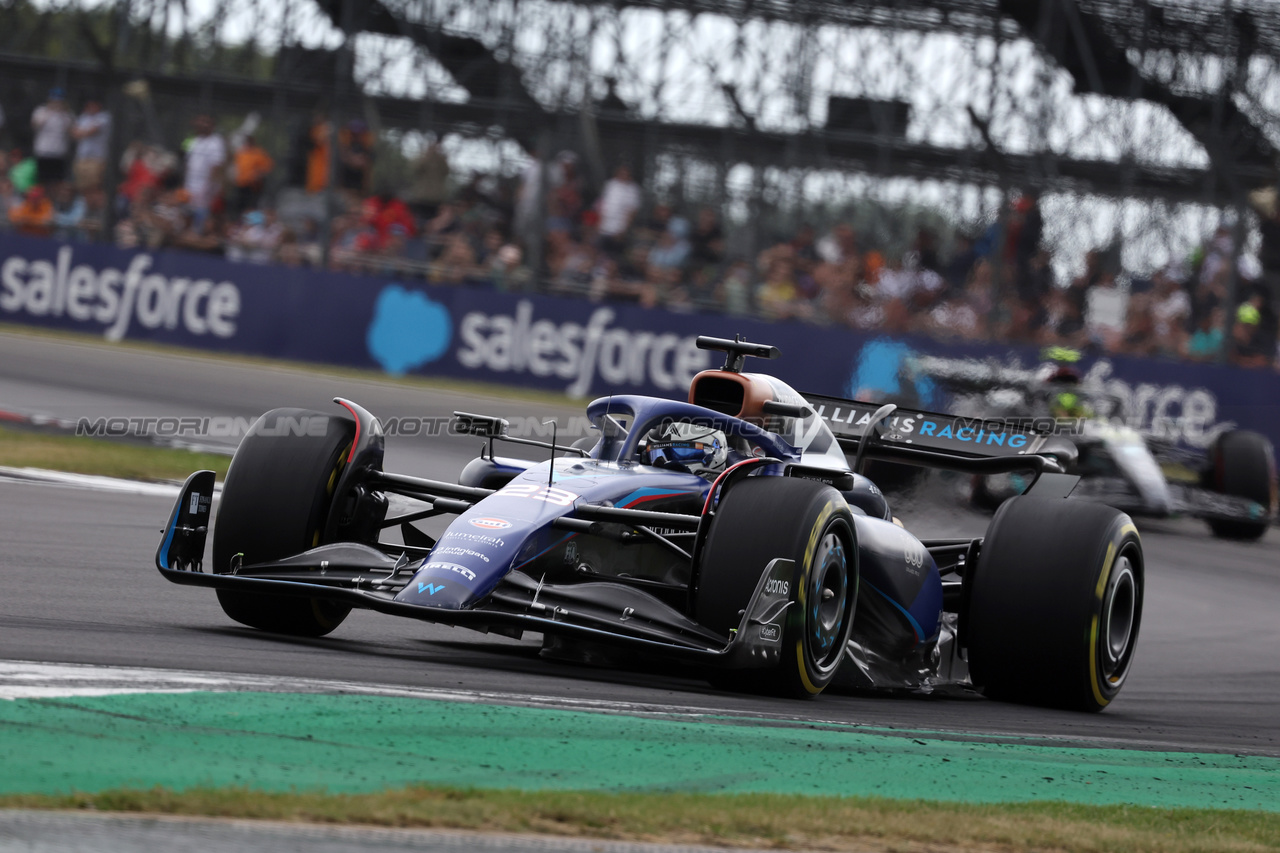 GP GRAN BRETAGNA, Alexander Albon (THA) Williams Racing FW45.

08.07.2023. Formula 1 World Championship, Rd 11, British Grand Prix, Silverstone, England, Qualifiche Day.

- www.xpbimages.com, EMail: requests@xpbimages.com © Copyright: Bearne / XPB Images