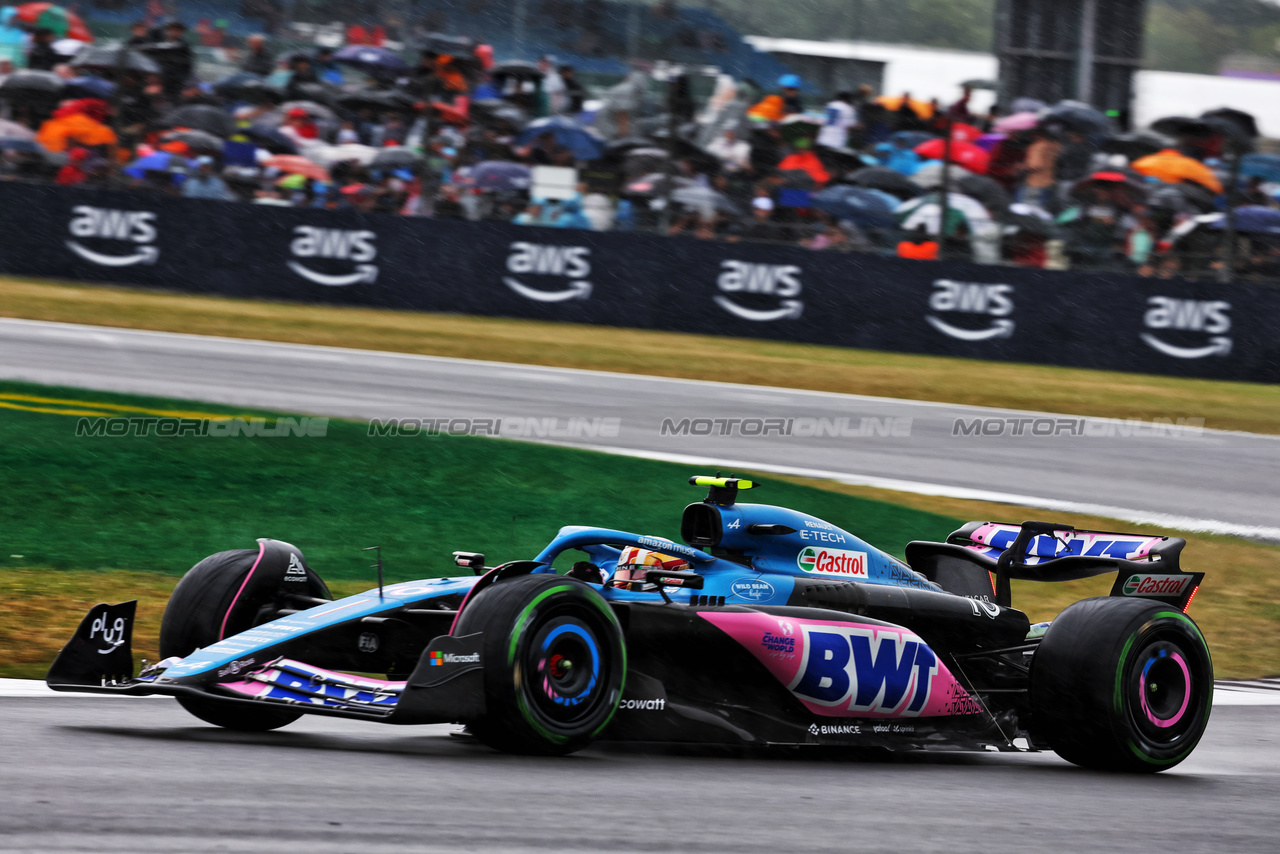 GP GRAN BRETAGNA, Pierre Gasly (FRA) Alpine F1 Team A523.

08.07.2023. Formula 1 World Championship, Rd 11, British Grand Prix, Silverstone, England, Qualifiche Day.

- www.xpbimages.com, EMail: requests@xpbimages.com © Copyright: Batchelor / XPB Images