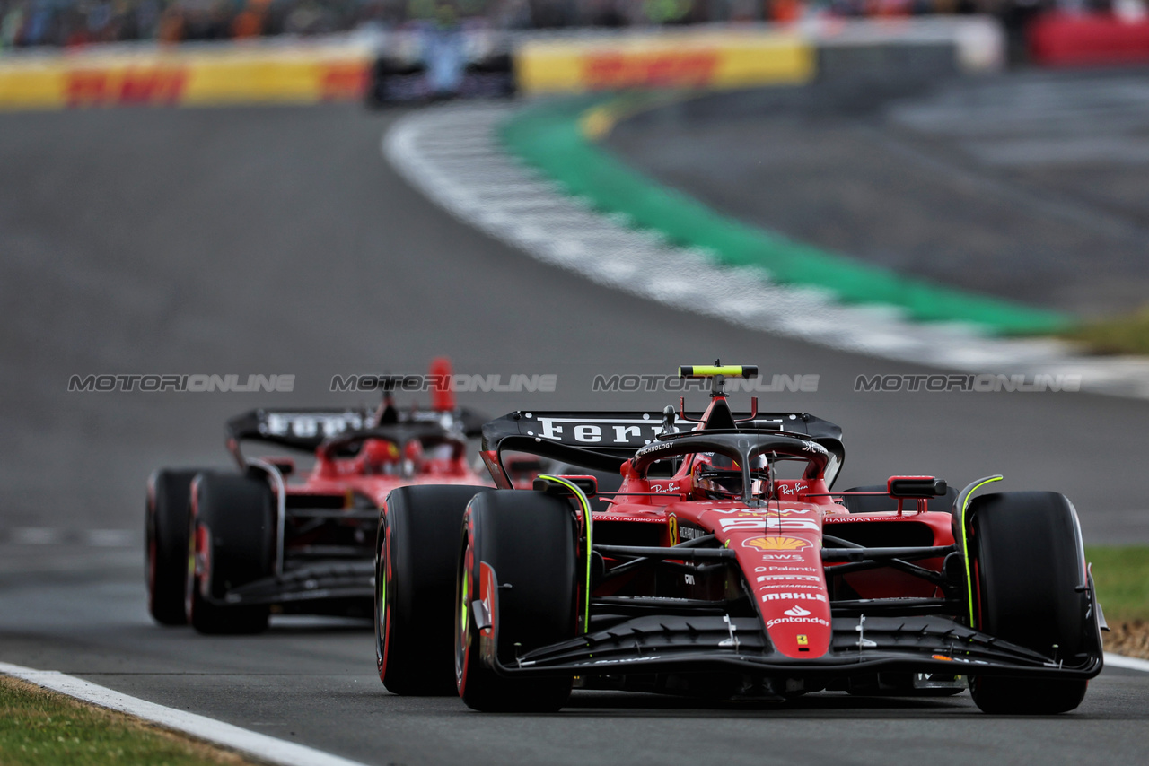 GP GRAN BRETAGNA, Carlos Sainz Jr (ESP) Ferrari SF-23.

08.07.2023. Formula 1 World Championship, Rd 11, British Grand Prix, Silverstone, England, Qualifiche Day.

 - www.xpbimages.com, EMail: requests@xpbimages.com © Copyright: Rew / XPB Images