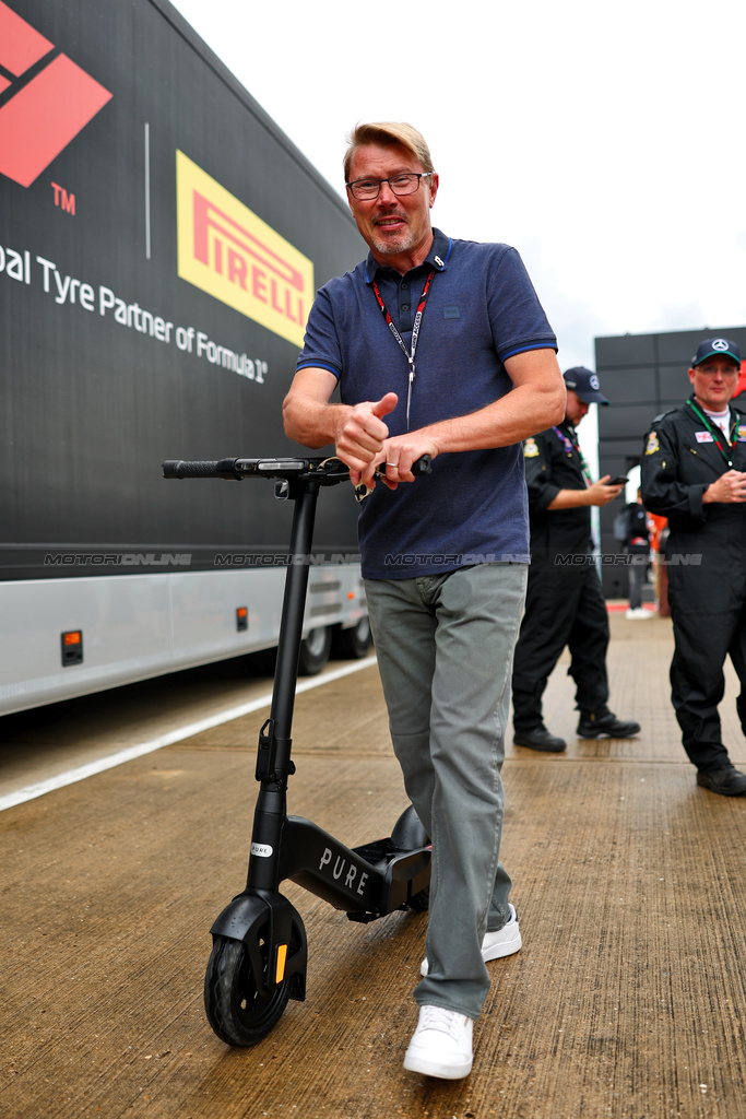 GP GRAN BRETAGNA, Mika Hakkinen (FIN).

08.07.2023. Formula 1 World Championship, Rd 11, British Grand Prix, Silverstone, England, Qualifiche Day.

 - www.xpbimages.com, EMail: requests@xpbimages.com © Copyright: Coates / XPB Images