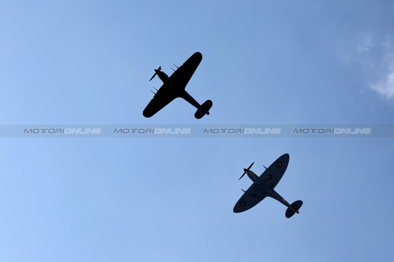 GP GRAN BRETAGNA, Circuit Atmosfera - air display.

08.07.2023. Formula 1 World Championship, Rd 11, British Grand Prix, Silverstone, England, Qualifiche Day.

- www.xpbimages.com, EMail: requests@xpbimages.com © Copyright: Batchelor / XPB Images