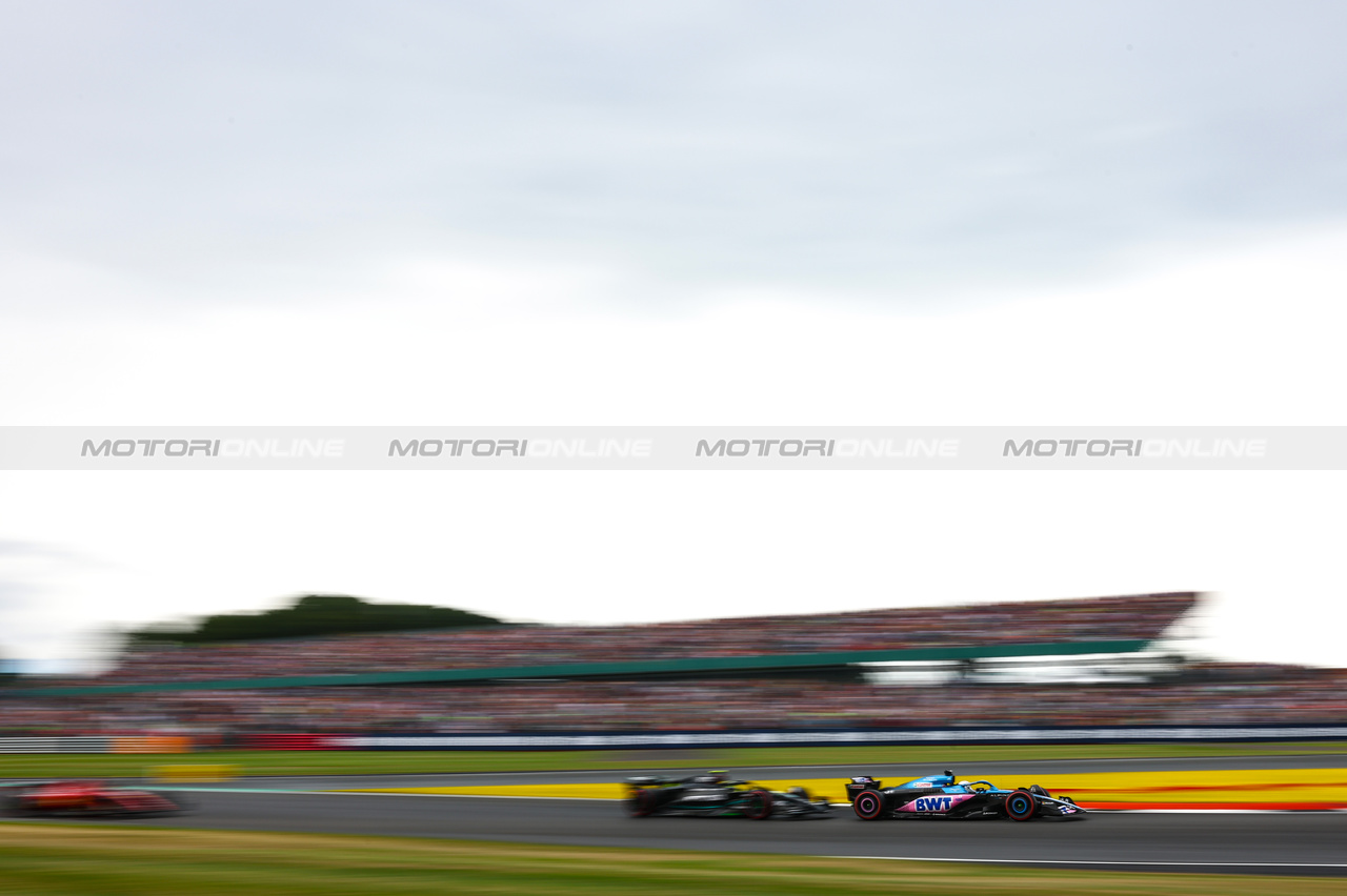 GP GRAN BRETAGNA, Esteban Ocon (FRA), Alpine F1 Team 
08.07.2023. Formula 1 World Championship, Rd 11, British Grand Prix, Silverstone, England, Qualifiche Day.
- www.xpbimages.com, EMail: requests@xpbimages.com © Copyright: Charniaux / XPB Images