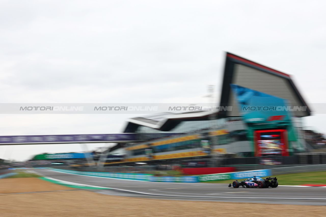 GP GRAN BRETAGNA, Esteban Ocon (FRA) Alpine F1 Team A523.

08.07.2023. Formula 1 World Championship, Rd 11, British Grand Prix, Silverstone, England, Qualifiche Day.

 - www.xpbimages.com, EMail: requests@xpbimages.com © Copyright: Coates / XPB Images