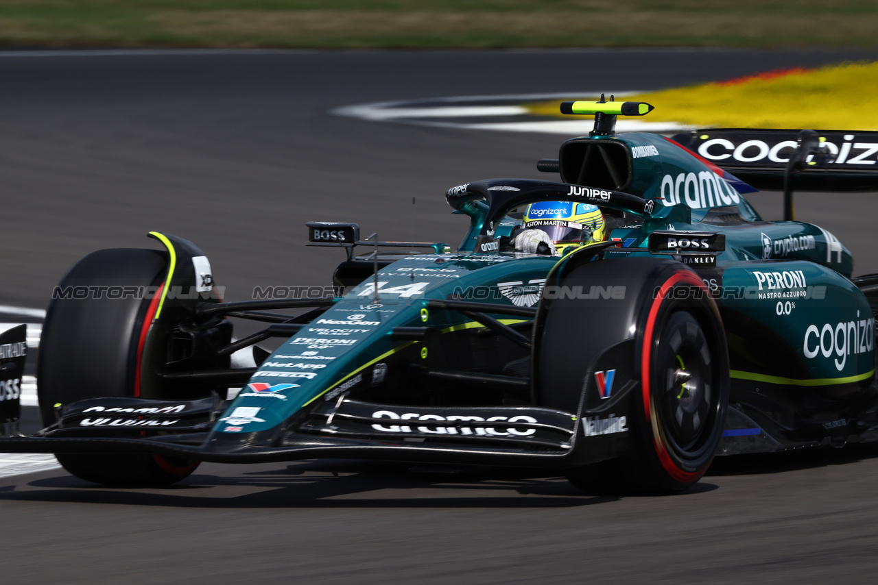 GP GRAN BRETAGNA, Fernando Alonso (ESP) Aston Martin F1 Team AMR23.



08.07.2023. Formula 1 World Championship, Rd 11, British Grand Prix, Silverstone, England, Qualifiche Day.

 - www.xpbimages.com, EMail: requests@xpbimages.com © Copyright: Coates / XPB Images