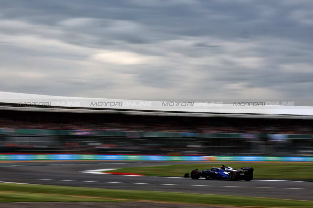 GP GRAN BRETAGNA, Logan Sargeant (USA) Williams Racing FW45.

08.07.2023. Formula 1 World Championship, Rd 11, British Grand Prix, Silverstone, England, Qualifiche Day.

 - www.xpbimages.com, EMail: requests@xpbimages.com © Copyright: Coates / XPB Images