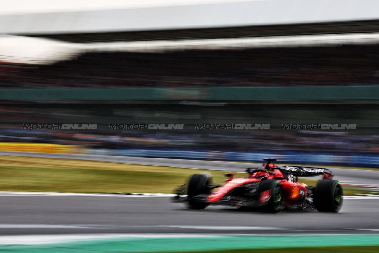 GP GRAN BRETAGNA, Charles Leclerc (MON) Ferrari SF-23.

08.07.2023. Formula 1 World Championship, Rd 11, British Grand Prix, Silverstone, England, Qualifiche Day.

 - www.xpbimages.com, EMail: requests@xpbimages.com © Copyright: Coates / XPB Images