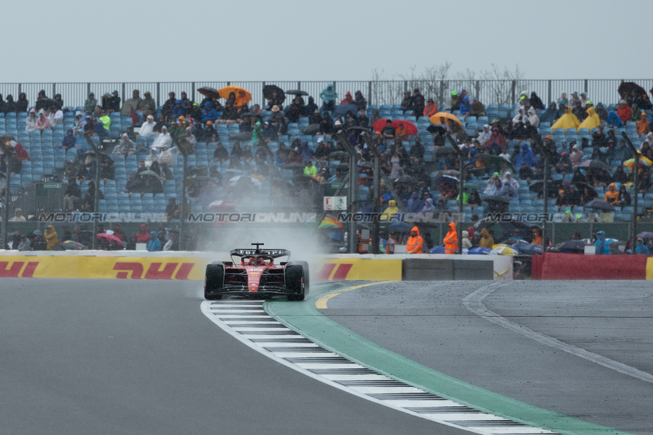 GP GRAN BRETAGNA, Charles Leclerc (MON) Ferrari SF-23.

08.07.2023. Formula 1 World Championship, Rd 11, British Grand Prix, Silverstone, England, Qualifiche Day.

 - www.xpbimages.com, EMail: requests@xpbimages.com © Copyright: Rew / XPB Images