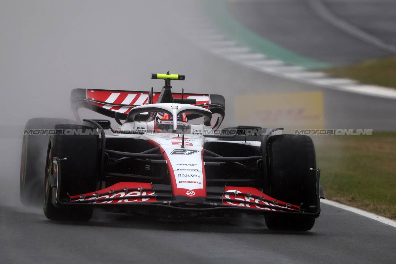 GP GRAN BRETAGNA, Nico Hulkenberg (GER) Haas VF-23.

08.07.2023. Formula 1 World Championship, Rd 11, British Grand Prix, Silverstone, England, Qualifiche Day.

- www.xpbimages.com, EMail: requests@xpbimages.com © Copyright: Bearne / XPB Images