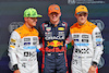 GP GRAN BRETAGNA, Top three in qualifying parc ferme (L to R): Lando Norris (GBR) McLaren, second; Max Verstappen (NLD) Red Bull Racing, pole position; Oscar Piastri (AUS) McLaren, third.
08.07.2023. Formula 1 World Championship, Rd 11, British Grand Prix, Silverstone, England, Qualifiche Day.
- www.xpbimages.com, EMail: requests@xpbimages.com © Copyright: Batchelor / XPB Images