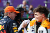 GP GRAN BRETAGNA, (L to R): Pole sitter Max Verstappen (NLD) Red Bull Racing in qualifying parc ferme with second placed Lando Norris (GBR) McLaren.
08.07.2023. Formula 1 World Championship, Rd 11, British Grand Prix, Silverstone, England, Qualifiche Day.
 - www.xpbimages.com, EMail: requests@xpbimages.com © Copyright: Coates / XPB Images