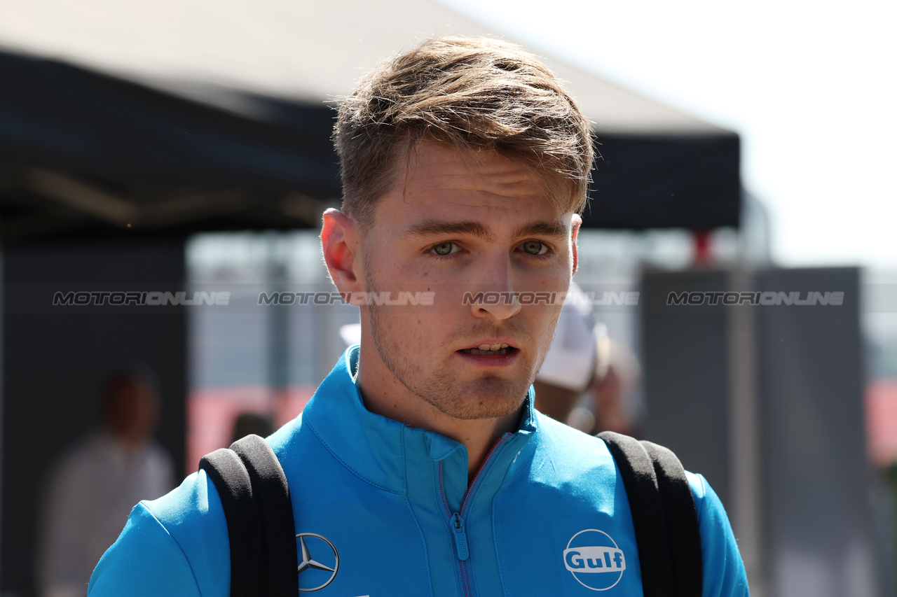 GP GRAN BRETAGNA, Logan Sargeant (USA) Williams Racing.

07.07.2023. Formula 1 World Championship, Rd 11, British Grand Prix, Silverstone, England, Practice Day.

 - www.xpbimages.com, EMail: requests@xpbimages.com © Copyright: Rew / XPB Images