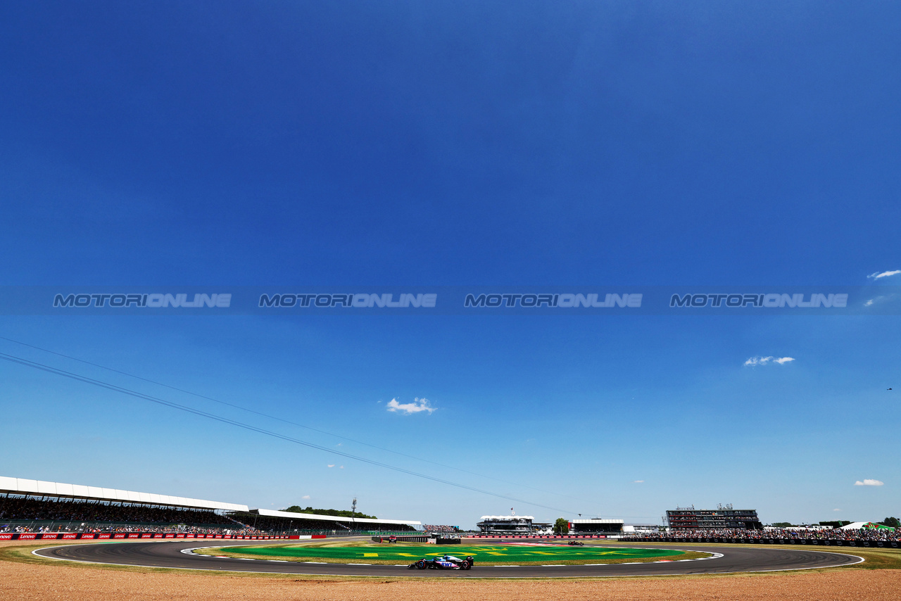 GP GRAN BRETAGNA, Esteban Ocon (FRA) Alpine F1 Team A523.

07.07.2023. Formula 1 World Championship, Rd 11, British Grand Prix, Silverstone, England, Practice Day.

 - www.xpbimages.com, EMail: requests@xpbimages.com © Copyright: Coates / XPB Images
