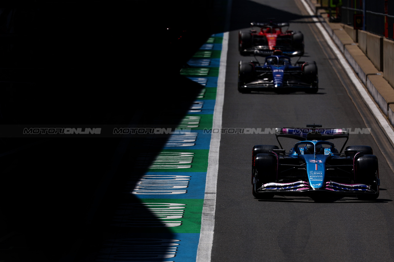 GP GRAN BRETAGNA, Esteban Ocon (FRA), Alpine F1 Team 
07.07.2023. Formula 1 World Championship, Rd 11, British Grand Prix, Silverstone, England, Practice Day.
- www.xpbimages.com, EMail: requests@xpbimages.com © Copyright: Charniaux / XPB Images