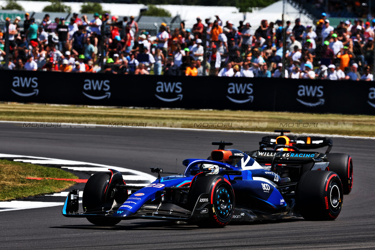 GP GRAN BRETAGNA, Alexander Albon (THA) Williams Racing FW45.

07.07.2023. Formula 1 World Championship, Rd 11, British Grand Prix, Silverstone, England, Practice Day.

 - www.xpbimages.com, EMail: requests@xpbimages.com © Copyright: Coates / XPB Images