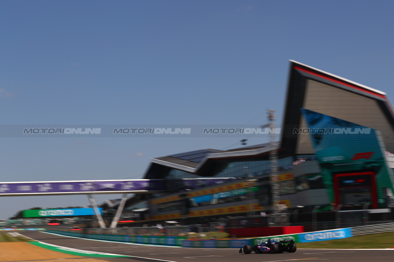 GP GRAN BRETAGNA, Esteban Ocon (FRA) Alpine F1 Team A523.

07.07.2023. Formula 1 World Championship, Rd 11, British Grand Prix, Silverstone, England, Practice Day.

- www.xpbimages.com, EMail: requests@xpbimages.com © Copyright: Staley / XPB Images