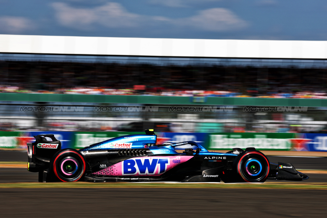 GP GRAN BRETAGNA, Pierre Gasly (FRA) Alpine F1 Team A523.

07.07.2023. Formula 1 World Championship, Rd 11, British Grand Prix, Silverstone, England, Practice Day.

 - www.xpbimages.com, EMail: requests@xpbimages.com © Copyright: Coates / XPB Images