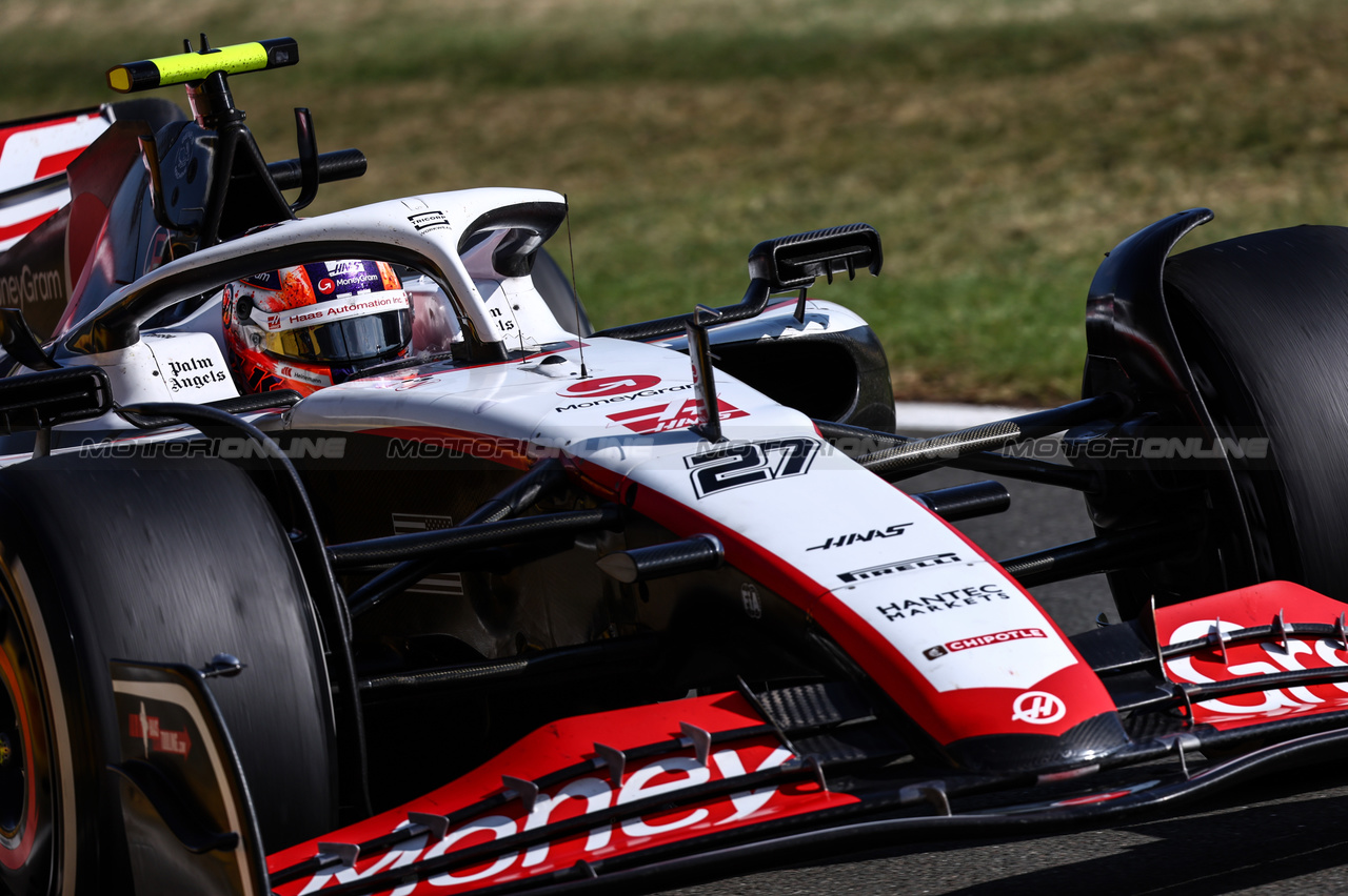 GP GRAN BRETAGNA, Nico Hulkenberg (GER), Haas F1 Team 
07.07.2023. Formula 1 World Championship, Rd 11, British Grand Prix, Silverstone, England, Practice Day.
- www.xpbimages.com, EMail: requests@xpbimages.com © Copyright: Charniaux / XPB Images