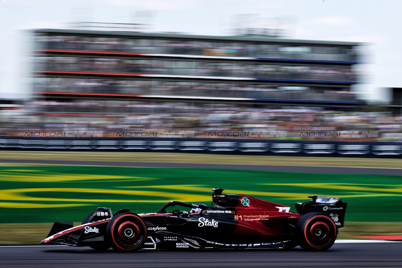 GP GRAN BRETAGNA, Valtteri Bottas (FIN) Alfa Romeo F1 Team C43.

07.07.2023. Formula 1 World Championship, Rd 11, British Grand Prix, Silverstone, England, Practice Day.

- www.xpbimages.com, EMail: requests@xpbimages.com © Copyright: Staley / XPB Images