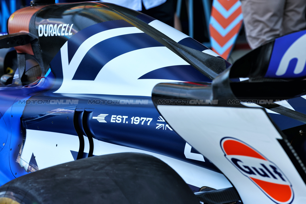 GP GRAN BRETAGNA, Williams Racing FW45.

07.07.2023. Formula 1 World Championship, Rd 11, British Grand Prix, Silverstone, England, Practice Day.

- www.xpbimages.com, EMail: requests@xpbimages.com © Copyright: Batchelor / XPB Images